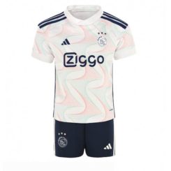 Kids Ajax Uit tenue 2023-24 Korte Mouw (+ Korte broeken)