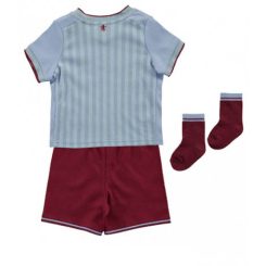 Kids Aston Villa Uit tenue 2022-23 Korte Mouw (+ Korte broeken)-1