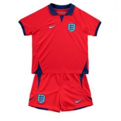 Kids Engeland Uit tenue WK 2022 Korte Mouw (+ Korte broeken)