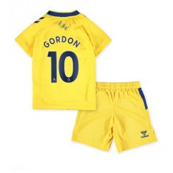 Kids Everton Anthony Gordon #10 Derde tenue 2022-23 Korte Mouw (+ Korte broeken)