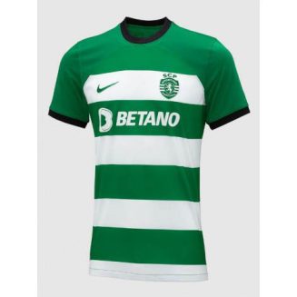 Sporting CP Thuis tenue Mensen 2023-24 Korte Mouw