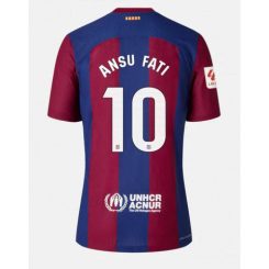 Barcelona Ansu Fati #10 Thuis tenue Mensen 2023-24 Korte Mouw