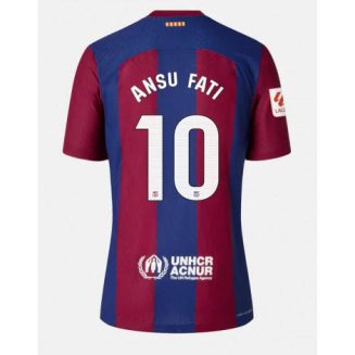 Barcelona Ansu Fati #10 Thuis tenue Mensen 2023-24 Korte Mouw