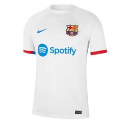 Barcelona Frenkie de Jong #21 Uit tenue Mensen 2023-24 Korte Mouw-1