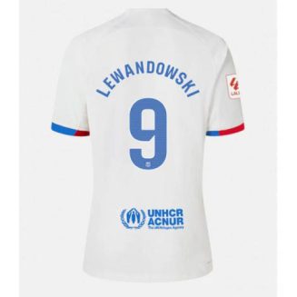 Barcelona Robert Lewandowski #9 Uit tenue Mensen 2023-24 Korte Mouw