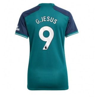 Dames Arsenal Gabriel Jesus #9 Derde tenue 2023-24 Korte Mouw