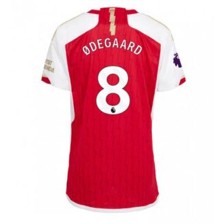 Dames Arsenal Martin Odegaard #8 Thuis tenue 2023-24 Korte Mouw