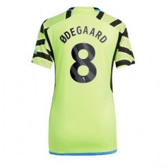 Dames Arsenal Martin Odegaard #8 Uit tenue 2023-24 Korte Mouw