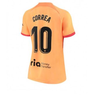 Dames Atletico Madrid Angel Correa #10 Derde tenue 2022-23 Korte Mouw