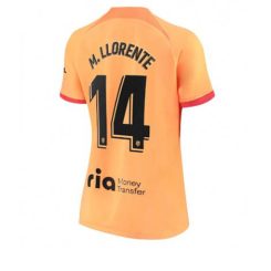 Dames Atletico Madrid Marcos Llorente #14 Derde tenue 2022-23 Korte Mouw