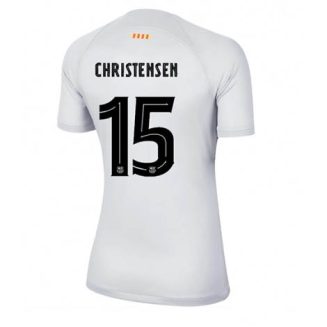 Dames Barcelona Andreas Christensen #15 Derde tenue 2022-23 Korte Mouw