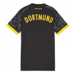 Dames Borussia Dortmund Uit tenue 2023-24 Korte Mouw-1