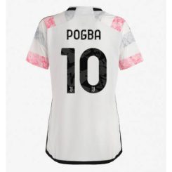 Dames Juventus Paul Pogba #10 Uit tenue 2023-24 Korte Mouw