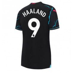 Dames Manchester City Erling Haaland #9 Derde tenue 2023-24 Korte Mouw