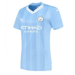 Dames Manchester City Joao Cancelo #7 Thuis tenue 2023-24 Korte Mouw-1