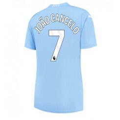 Dames Manchester City Joao Cancelo #7 Thuis tenue 2023-24 Korte Mouw