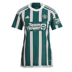 Dames Manchester United Jadon Sancho #25 Uit tenue 2023-24 Korte Mouw-1