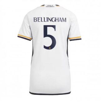 Dames Real Madrid Jude Bellingham #5 Thuis tenue 2023-24 Korte Mouw