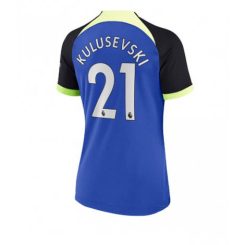 Dames Tottenham Hotspur Dejan Kulusevski #21 Uit tenue 2022-23 Korte Mouw