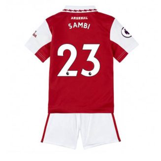 Kids Arsenal Albert Sambi Lokonga #23 Thuis tenue 2022-23 Korte Mouw (+ Korte broeken)