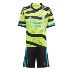 Kids Arsenal Gabriel Jesus #9 Uit tenue 2023-24 Korte Mouw (+ Korte broeken)-1