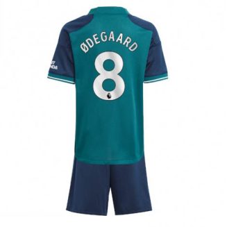 Kids Arsenal Martin Odegaard #8 Derde tenue 2023-24 Korte Mouw (+ Korte broeken)