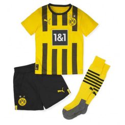 Kids Borussia Dortmund Nico Schulz #14 Thuis tenue 2022-23 Korte Mouw (+ Korte broeken)-1