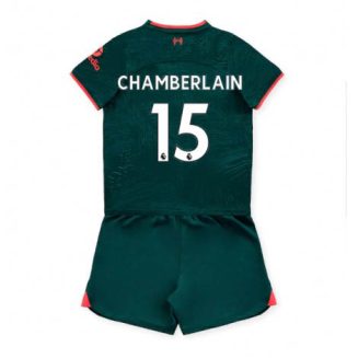 Kids Liverpool Chamberlain #15 Derde tenue 2022-23 Korte Mouw (+ Korte broeken)