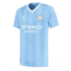 Manchester City Thuis tenue Mensen 2023-24 Korte Mouw