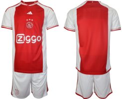 Ajax Thuisshirt 2023-2024 Korte Mouw (+ Korte broeken) Voetbalshirts