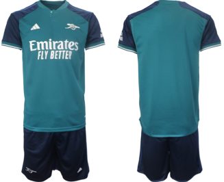 Arsenal Derde Shirt 2023-2024 Korte Mouw (+ Korte broeken) Voetbalshirts