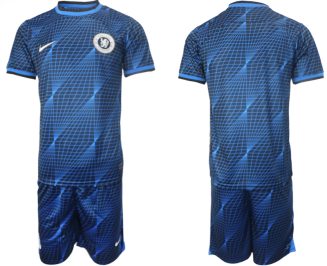 Chelsea Uitshirt 2023-2024 Korte Mouw (+ Korte broeken) Voetbalshirts