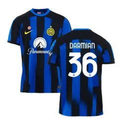 Inter Milan Matteo Darmian #36 Thuisshirt 2023-2024 Korte Mouw Voetbalshirts