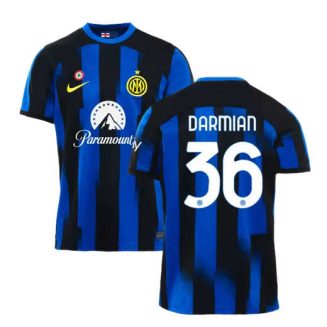 Inter Milan Matteo Darmian #36 Thuisshirt 2023-2024 Korte Mouw Voetbalshirts