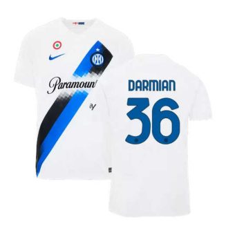 Inter Milan Matteo Darmian #36 Uitshirt 2023-2024 Korte Mouw Voetbalshirts