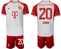 Bayern Munich Bouna Sarr #20 Thuisshirt 2023/24 Korte Mouw (+ Korte broeken) Voetbalshirts