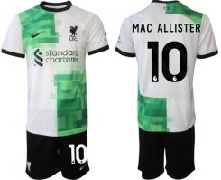 Liverpool Alexis Mac Allister #10 Uitshirt 2023/24 Korte Mouw (+ Korte broeken) Voetbalshirts