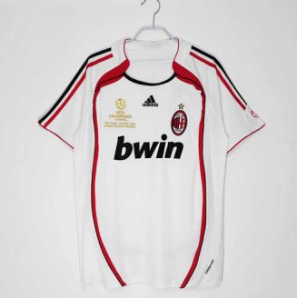 AC Milan 2006/07 Uit tenue Korte Mouw Retro Voetbalshirts