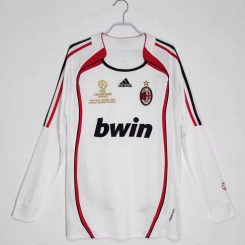 AC Milan 2006/07 Uit tenue Lange Mouwen Retro Voetbalshirts