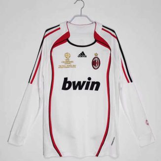 AC Milan 2006/07 Uit tenue Lange Mouwen Retro Voetbalshirts