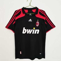 AC Milan 2007/08 Derde tenue Korte Mouw Retro Voetbalshirts