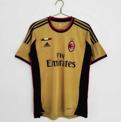 AC Milan 2013/14 Derde tenue Korte Mouw Retro Voetbalshirts