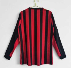 AC Milan 2013/14 Thuis tenue Lange Mouwen Retro Voetbalshirts-1