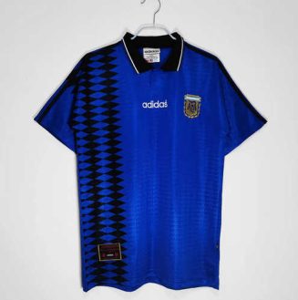 Argentinië 1994 Uit tenue Korte Mouw Klassieke Retro Voetbalshirts