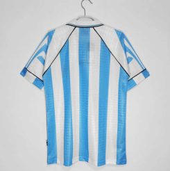 Argentinië 1996/97 Thuis tenue Korte Mouw Klassieke Retro Voetbalshirts-1