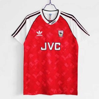 Arsenal 1990/92 Thuis tenue Korte Mouw Klassieke Retro Voetbalshirts