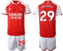 Arsenal Kai Havertz #29 Thuisshirt 2023-24 Mensen Korte Mouw (+ Korte broeken) Voetbalshirts