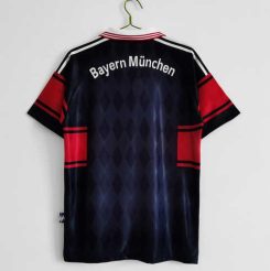 Bayern Munich 1997/99 Thuis tenue Korte Mouw Klassieke Retro Voetbalshirts-1