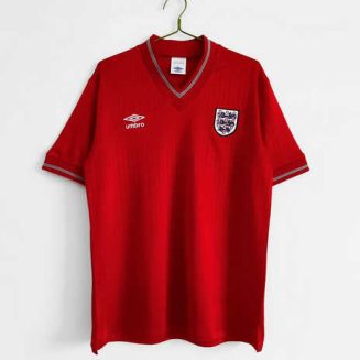 Engeland 1984/87 Uit tenue Korte Mouw Klassieke Retro Voetbalshirts