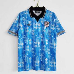 Engeland 1990 Derde tenue Korte Mouw Klassieke Retro Voetbalshirts